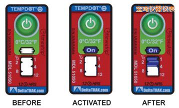 寶雞溫度指示標(biāo)簽 累計(jì)上升時間/溫度的標(biāo)簽