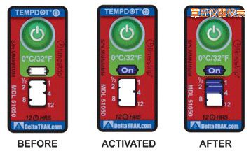 章丘溫度指示標(biāo)簽 累計上升時間/溫度的標(biāo)簽